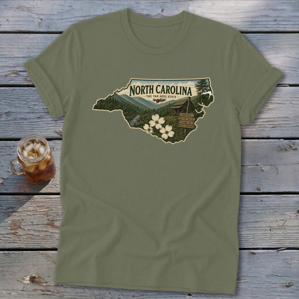 North Carolina Homeplace Scene Softstyle Tee