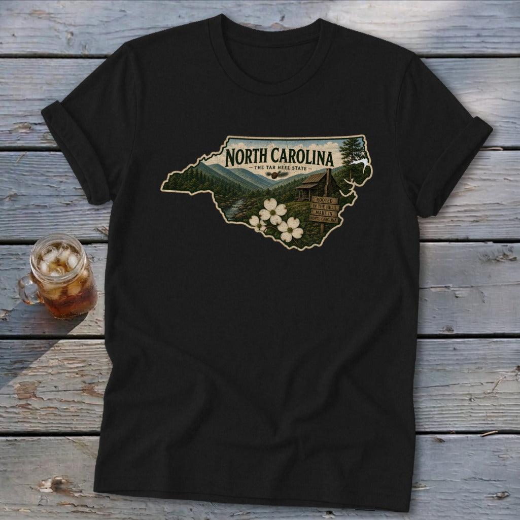 North Carolina Homeplace Scene Softstyle Tee