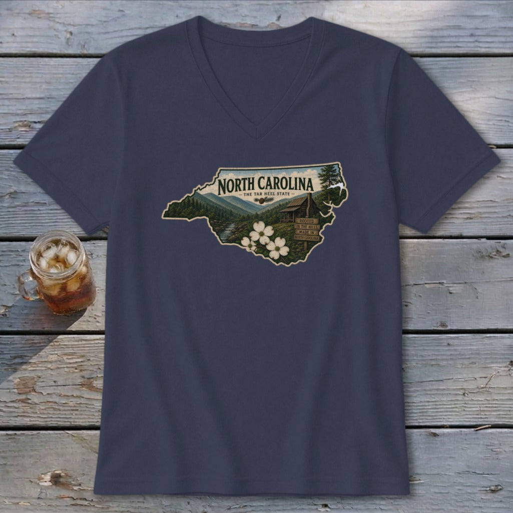 North Carolina Homeplace Scene V-neck