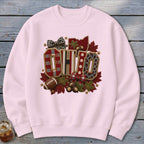 Ohio Faux Chenille Fall Patch Sweatshirt