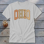 Ohio Faux Embroidery Letters Classic Tee