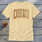Ohio Faux Embroidery Letters Classic Tee