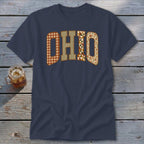 Ohio Faux Embroidery Letters Classic Tee
