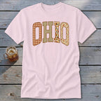 Ohio Faux Embroidery Letters Classic Tee