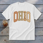 Ohio Faux Embroidery Letters Youth Tee