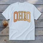 Ohio Faux Embroidery Letters Youth Tee