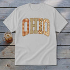 Ohio Faux Embroidery Letters Youth Tee