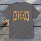 Ohio Faux Embroidery Letters Youth Tee
