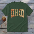 Ohio Faux Embroidery Letters Youth Tee