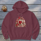 Ohio Faux Patchwork Pumpkin Hoodie