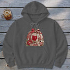 Ohio Faux Patchwork Pumpkin Hoodie