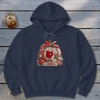 Ohio Faux Patchwork Pumpkin Hoodie