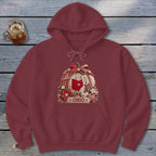 Ohio Faux Patchwork Pumpkin Hoodie