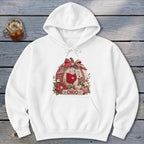 Ohio Faux Patchwork Pumpkin Hoodie