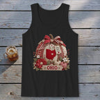 Ohio Faux Patchwork Pumpkin Tank Top
