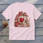 Ohio Faux Patchwork Pumpkin Youth Tee