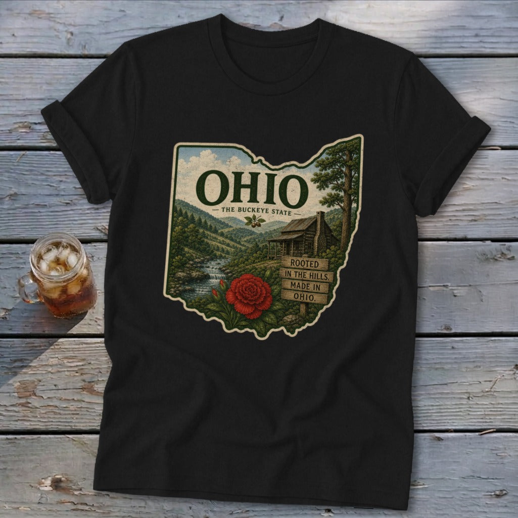 Ohio Homeplace Scene Softstyle Tee