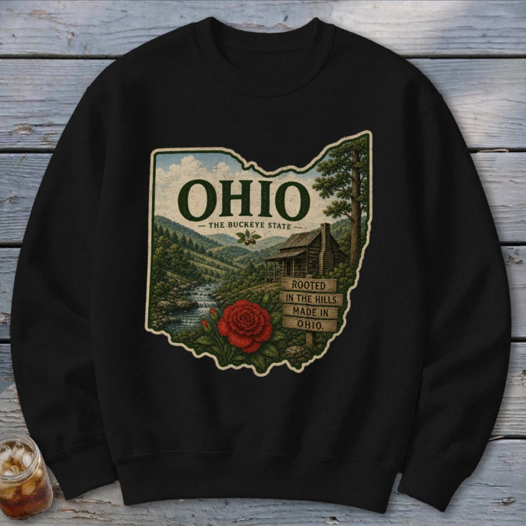 Ohio Homeplace Scene Sweatshirt