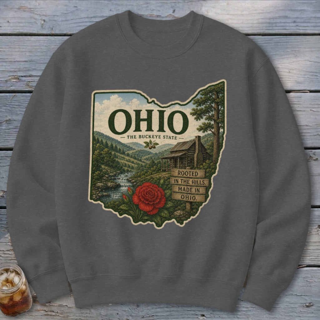 Ohio Homeplace Scene Sweatshirt