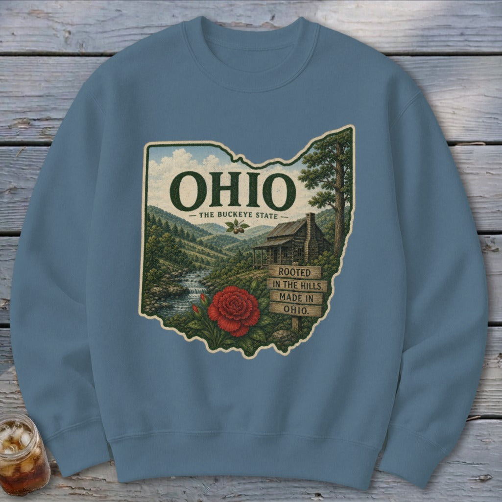 Ohio Homeplace Scene Sweatshirt