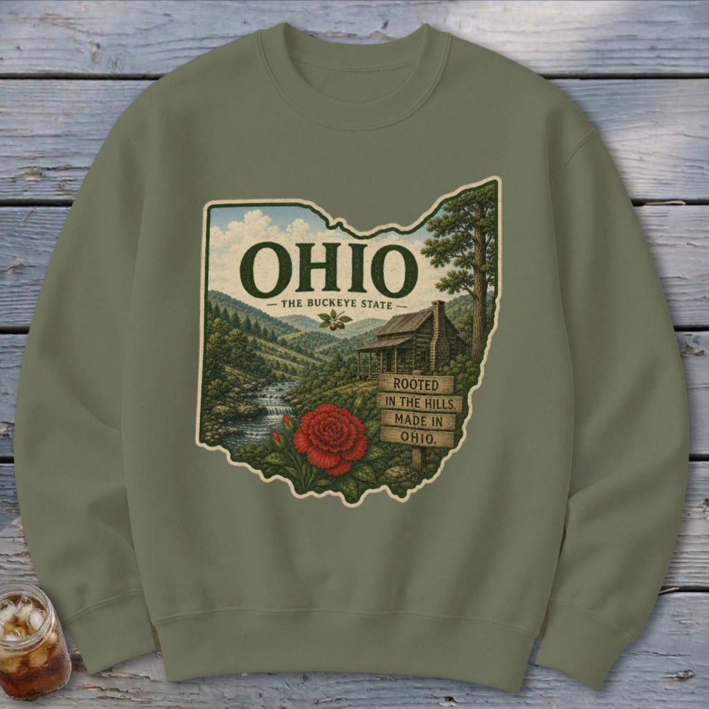 Ohio Homeplace Scene Sweatshirt