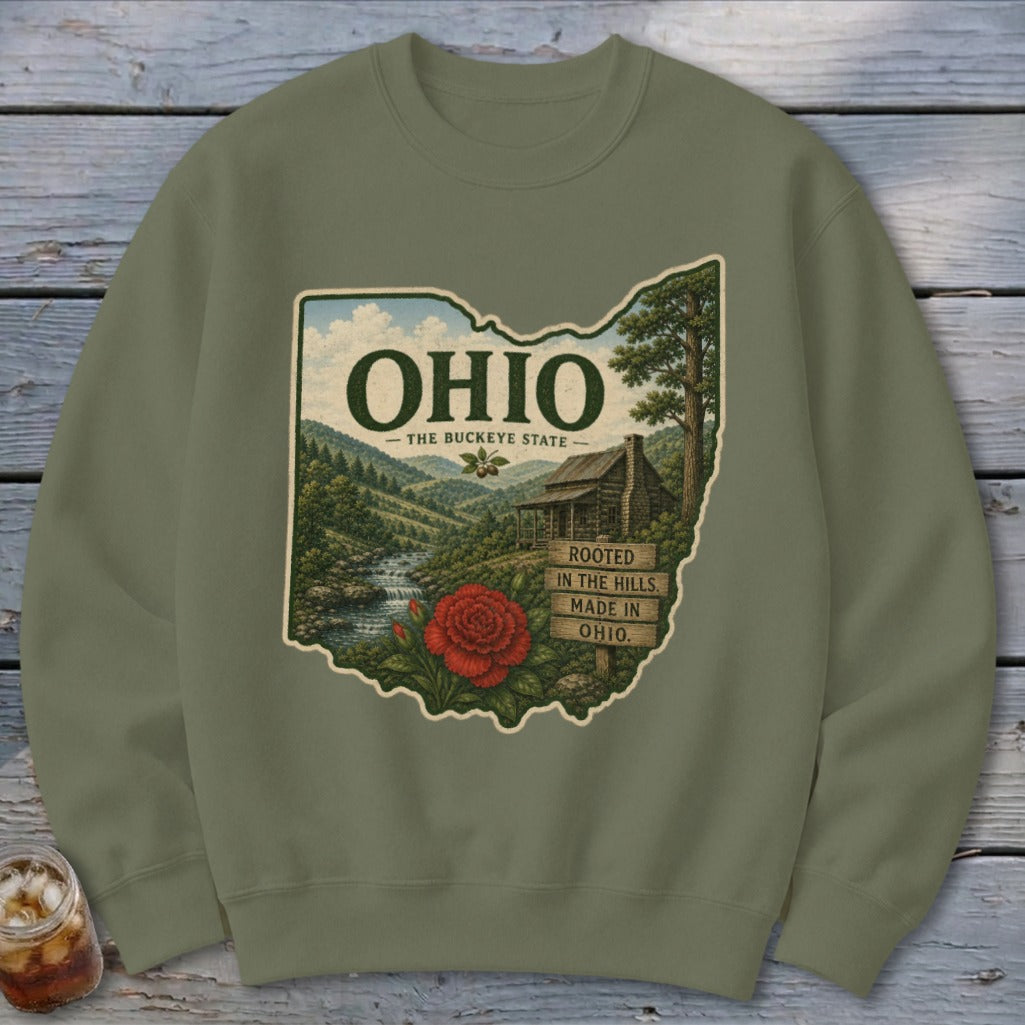 Ohio Homeplace Scene Sweatshirt