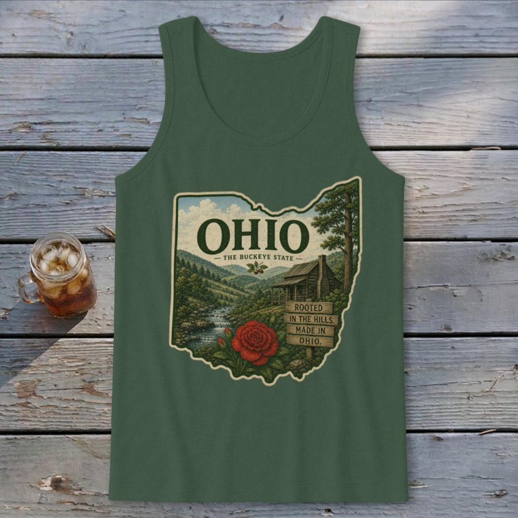 Ohio Homeplace Scene Tank Top