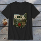 Ohio Homeplace Scene V-neck