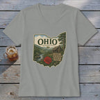 Ohio Homeplace Scene V-neck