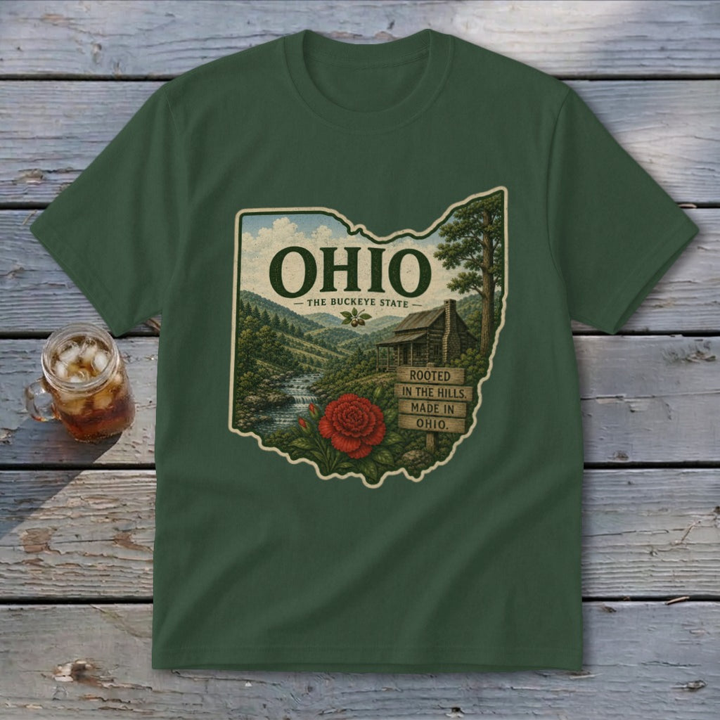 Ohio Homeplace Scene Youth Tee