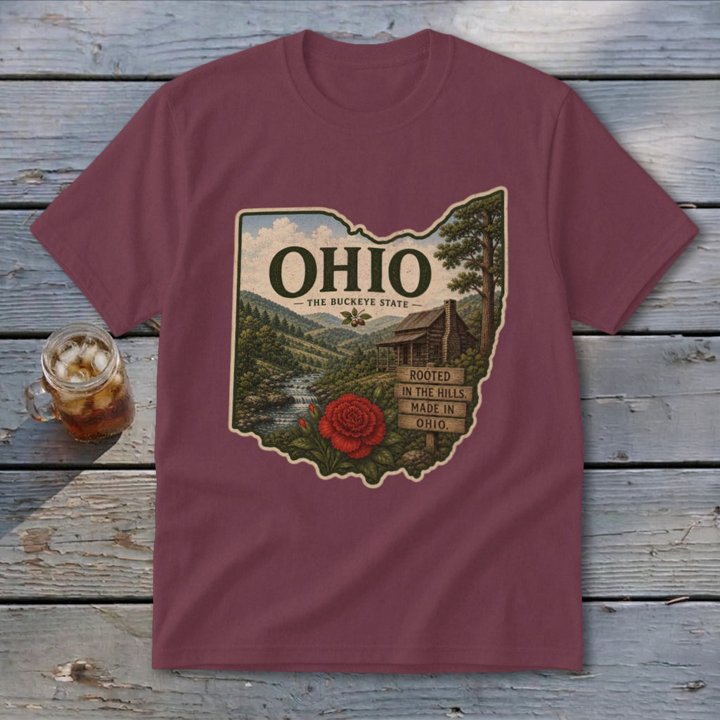Ohio Homeplace Scene Youth Tee