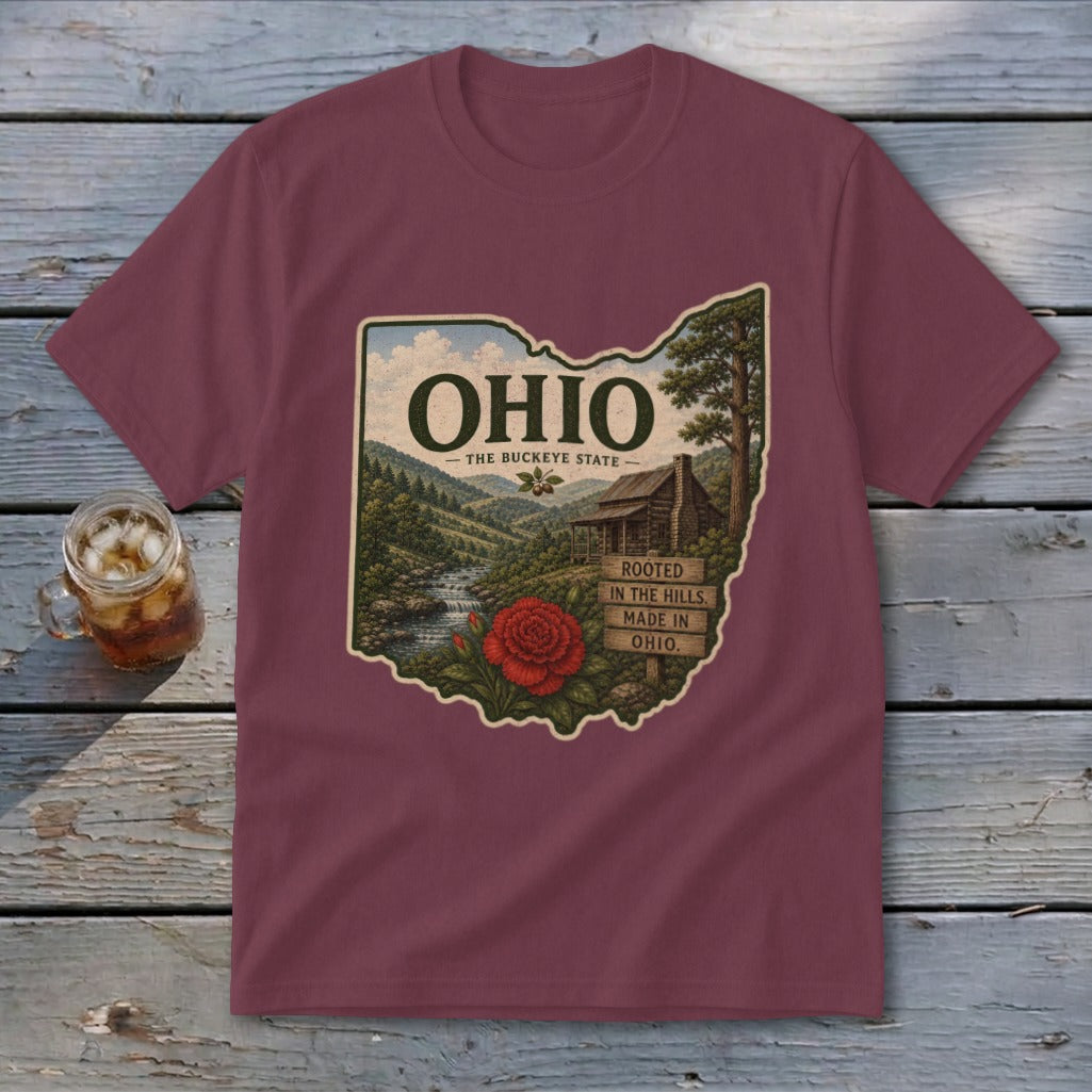 Ohio Homeplace Scene Youth Tee