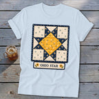Ohio Star Faux Quilt Block Softstyle Tee