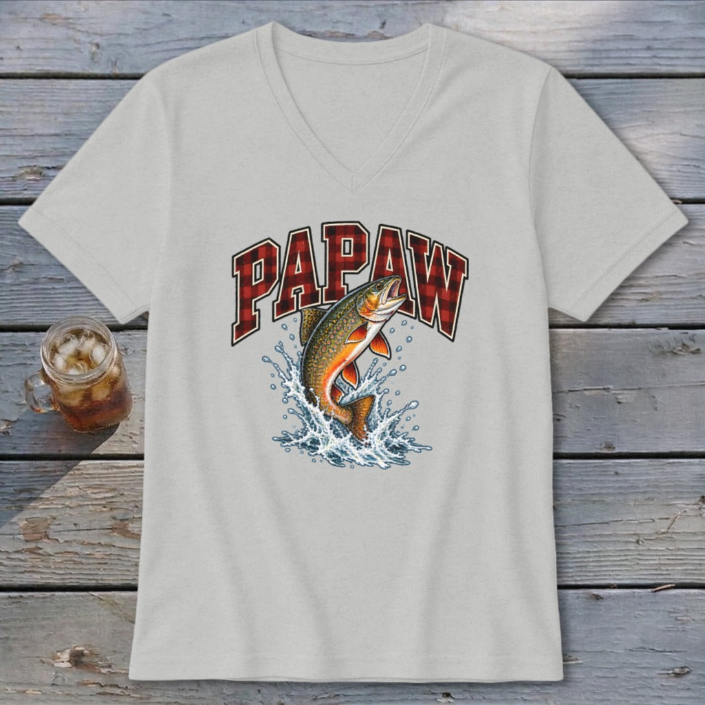 Papaw Fishing V-neck
