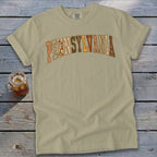 Pennsylvania Faux Embroidery Letters Signature Tee