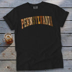 Pennsylvania Faux Embroidery Letters Signature Tee
