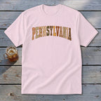 Pennsylvania Faux Embroidery Letters Youth Tee