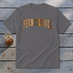 Pennsylvania Faux Embroidery Letters Youth Tee