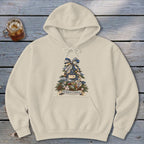 Pennsylvania Faux Patchwork Christmas Tree Hoodie
