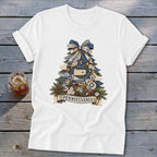 Pennsylvania Faux Patchwork Christmas Tree Softstyle Tee