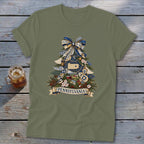 Pennsylvania Faux Patchwork Christmas Tree Softstyle Tee