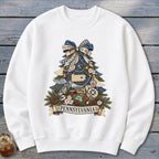 Pennsylvania Faux Patchwork Christmas Tree Sweatshirt