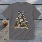 Pennsylvania Faux Patchwork Christmas Tree Youth Tee