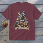 Pennsylvania Faux Patchwork Christmas Tree Youth Tee