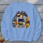 Pennsylvania Faux Patchwork Pumpkin Sweatshirt