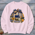 Pennsylvania Faux Patchwork Pumpkin Sweatshirt
