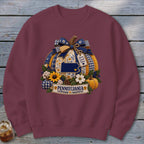 Pennsylvania Faux Patchwork Pumpkin Sweatshirt