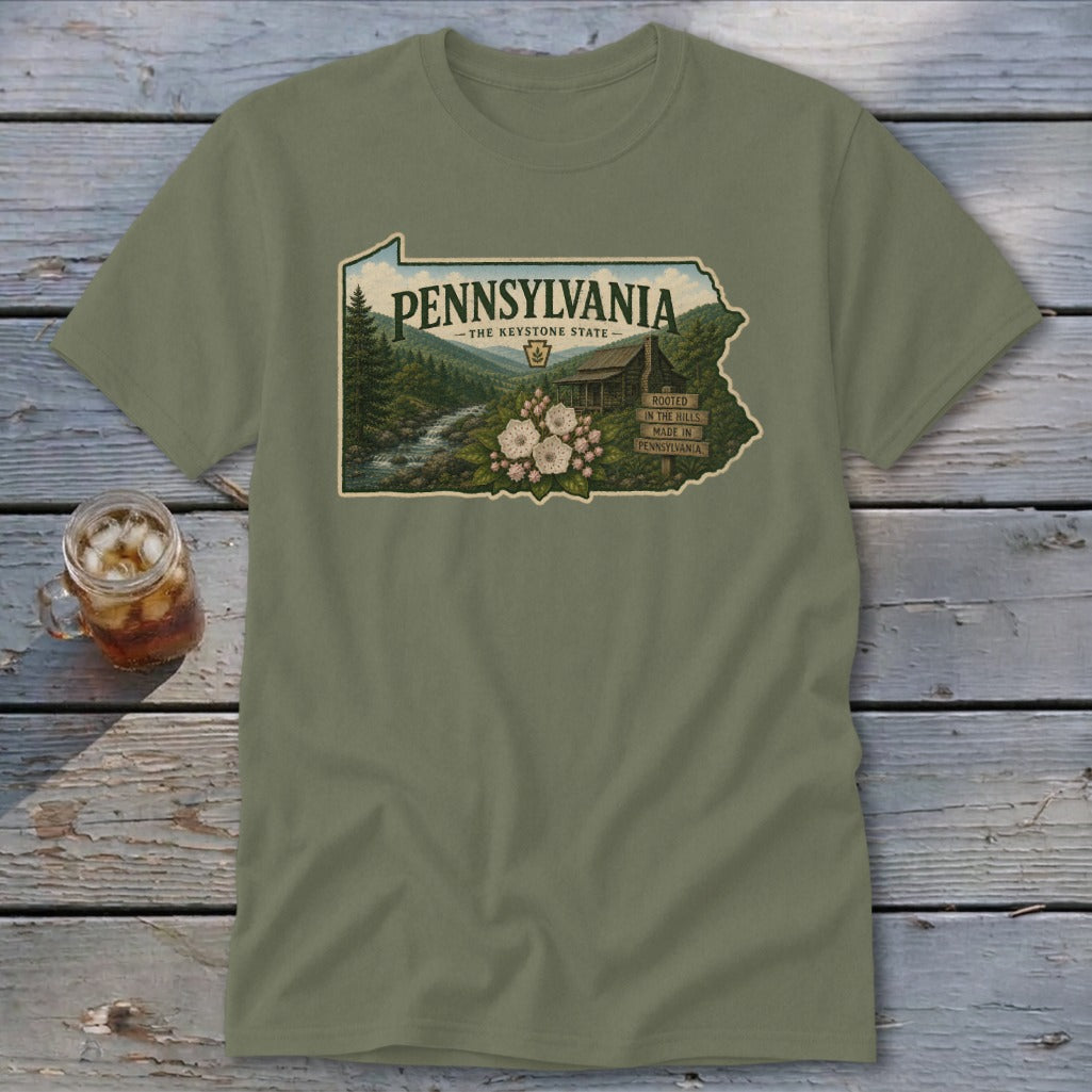 Pennsylvania Homeplace Scene Classic Tee