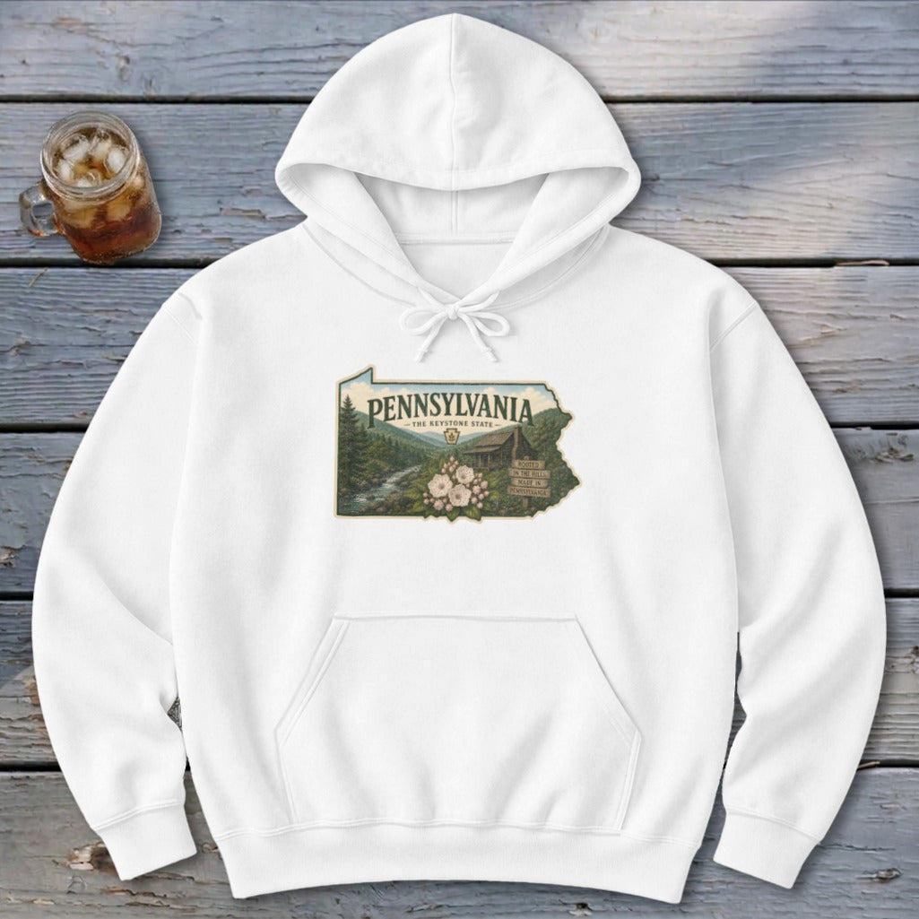 Pennsylvania Homeplace Scene Hoodie