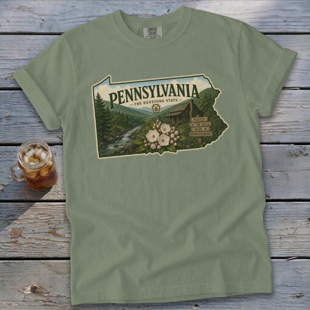 Pennsylvania Homeplace Scene Signature Tee